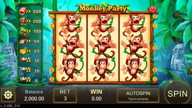 77jilislot : เกม Monkey Party