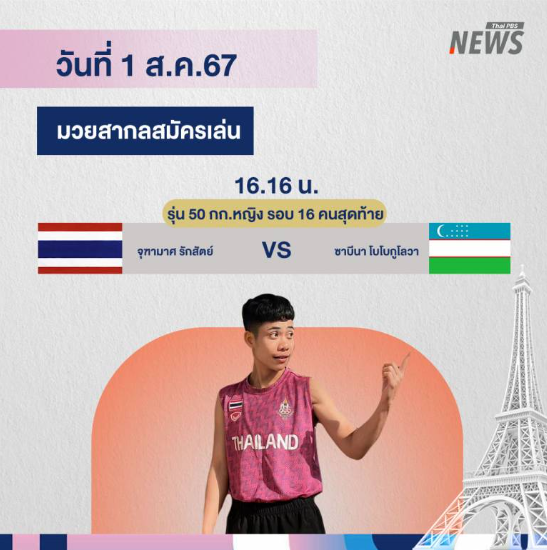 โอลิมปิก2024 : โปรแกรมการแข่งขัน 
