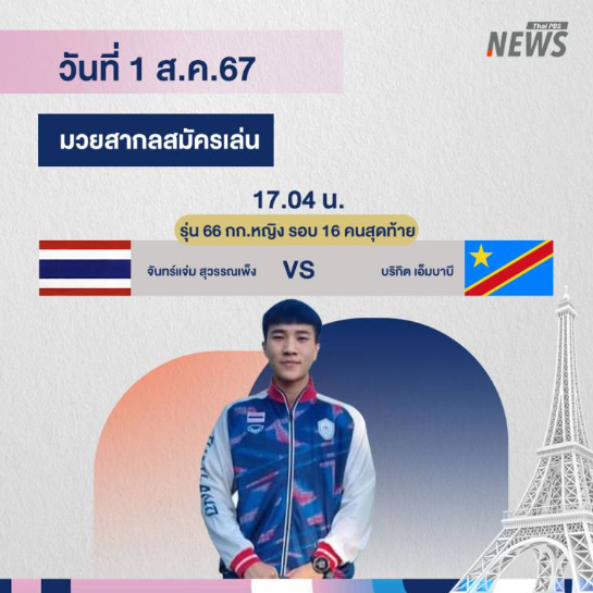 โอลิมปิก2024 : โปรแกรมการแข่งขัน 