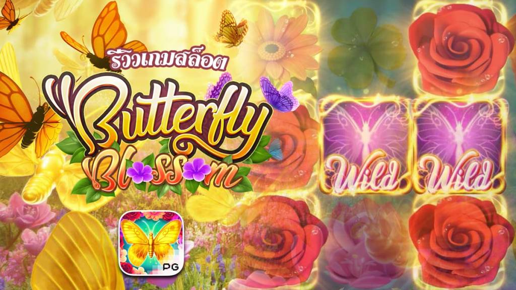 77jilislot : เกมส์สล็อต Butterfly Blossom